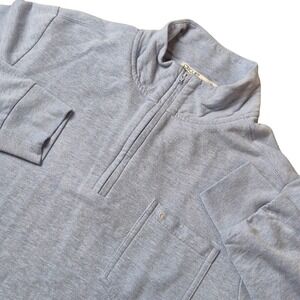 Criquet Men's M 1/4 Zip Pullover Blue Golf Pocket Performance